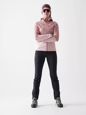 FJÄLLRÄVEN | Damen Fleecejacke Abisko Trail Hoodie | rosa